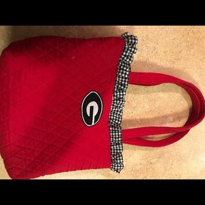 UGA Quilted Ladies Purse